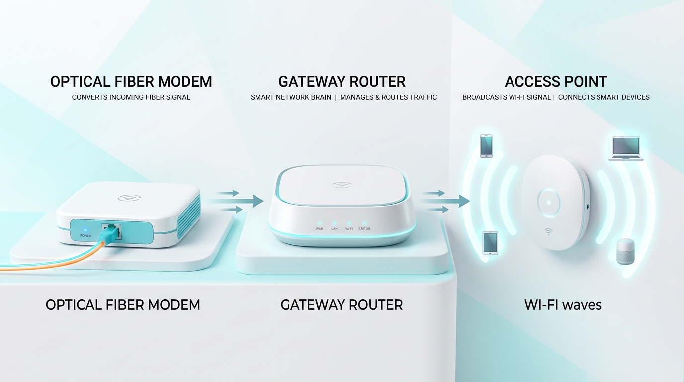 Modem Router và Access Point khác nhau như thế nào
