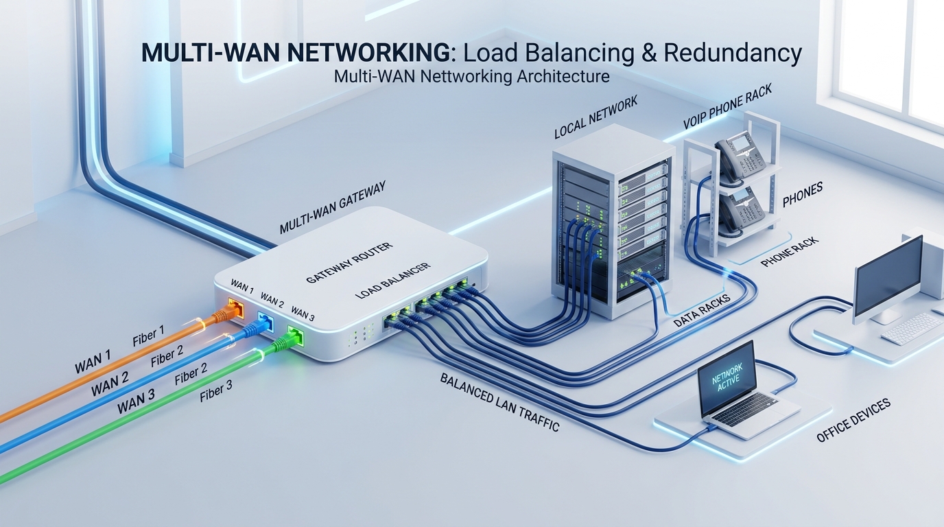 Multi-WAN là gì - Router sử dụng nhiều đường Internet