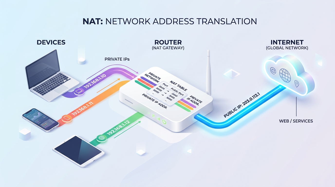 NAT là gì - Router chia sẻ một Public IP